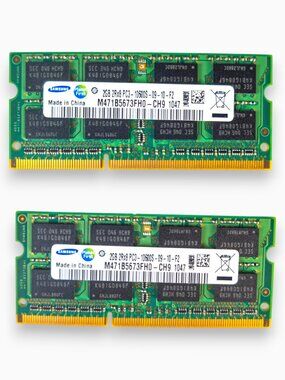 Samsung 2GB DDR3 Laptop RAM 2Pk PC3-10600S SO-DIMM